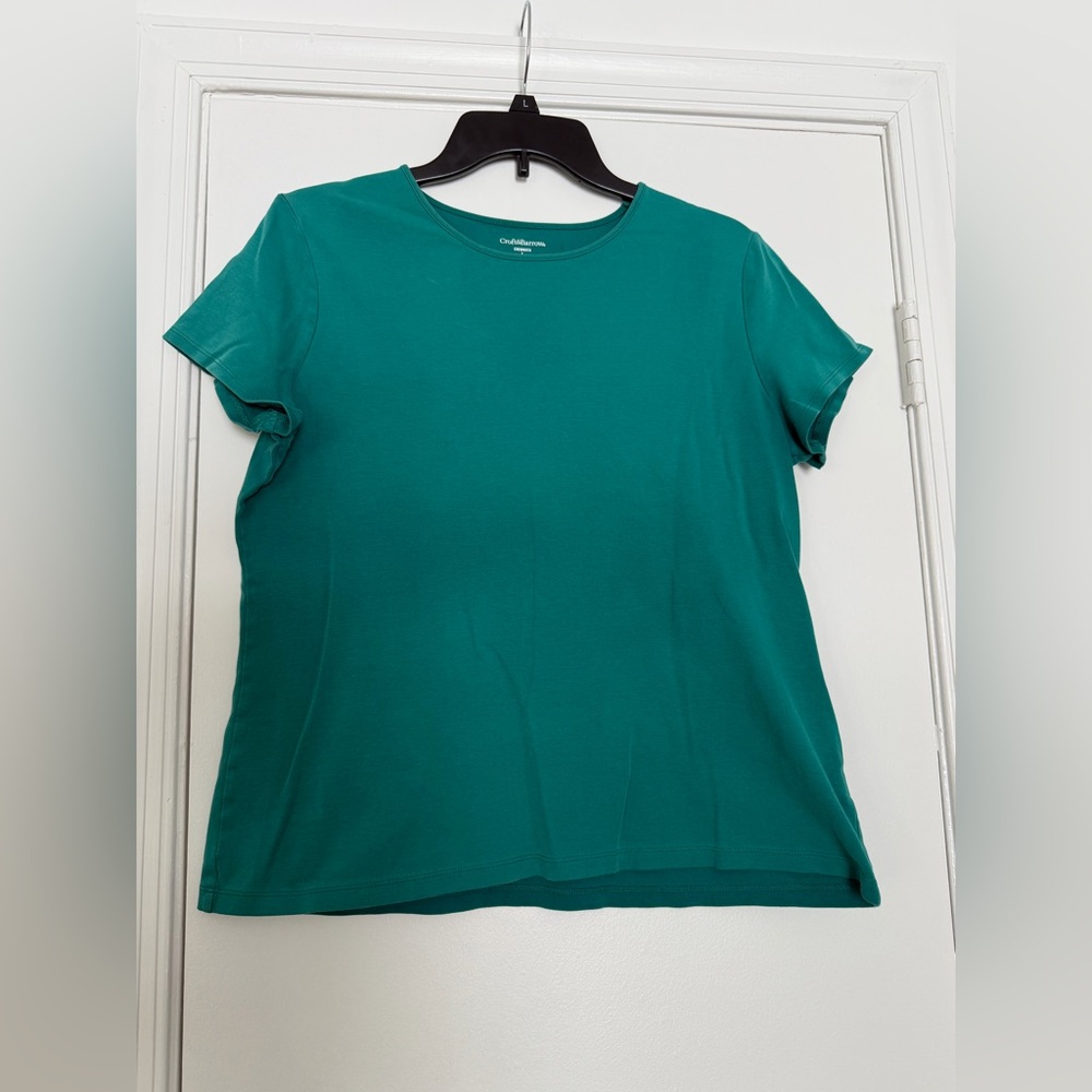 Croft & Barrow Teal Short Sleeve Tee